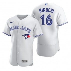 Men's Toronto Blue Jays Yusei Kikuchi White Authentic Home Jersey