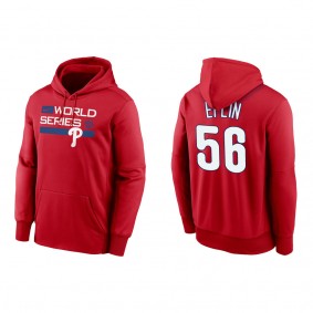 Zach Eflin Philadelphia Phillies Red 2022 World Series Authentic Collection Dugout Pullover Hoodie