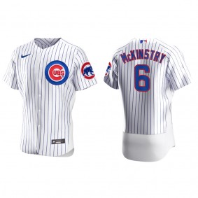 Cubs Zach McKinstry White Authentic Home Jersey