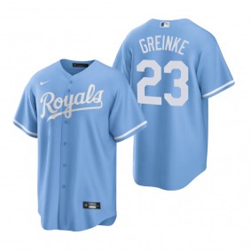 Kansas City Royals Zack Greinke Nike Blue Replica Alternate Jersey